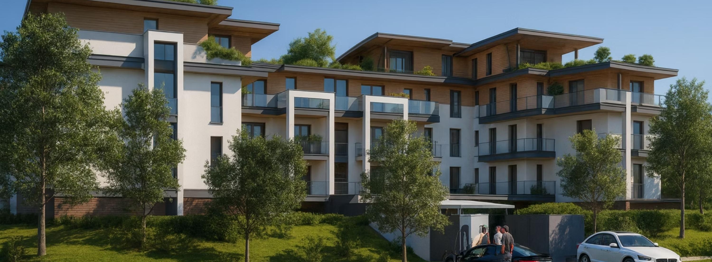 Rendering di progetto Palazzo Alzati, residenze e attici